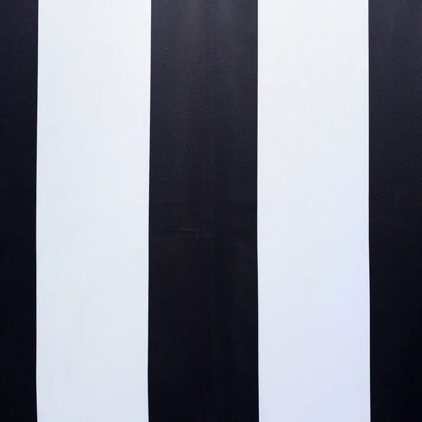 Awning Black & White Stripe Grommet Blackout Curtain