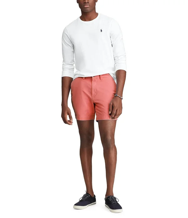 Polo Ralph Lauren Classic-Fit Stretch Chino 6 Inseam Shorts - 42