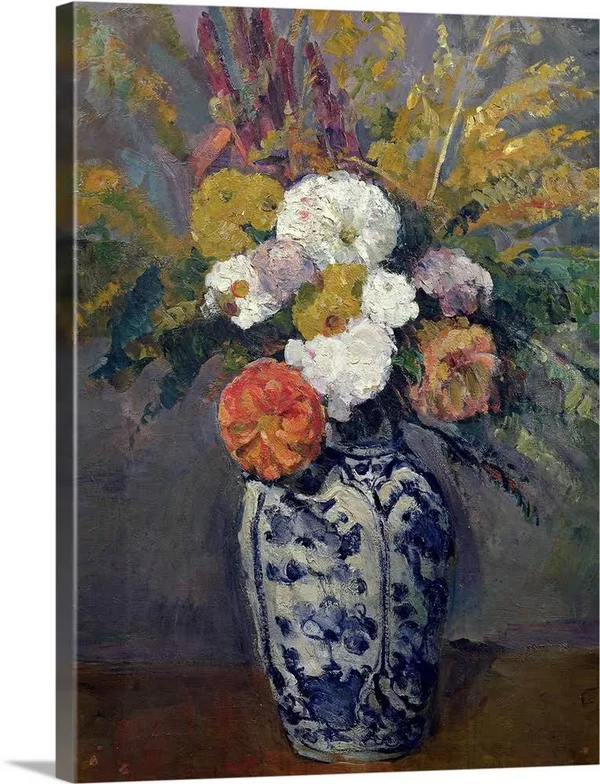 Dahlias - c.1873, Canvas Wall Art, 30x40, Great Big Canvas