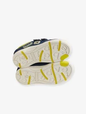 Touch-fastening Derby Shoes for Boys, Designed for Autonomy Dark Blue
