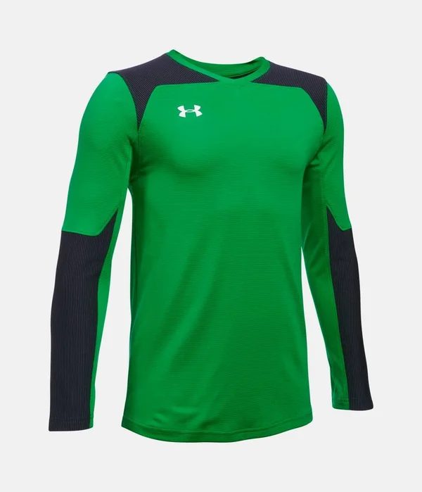 Under Armour Kids& Threadborne Wall Goalkeeper Jersey - Orange - YSM