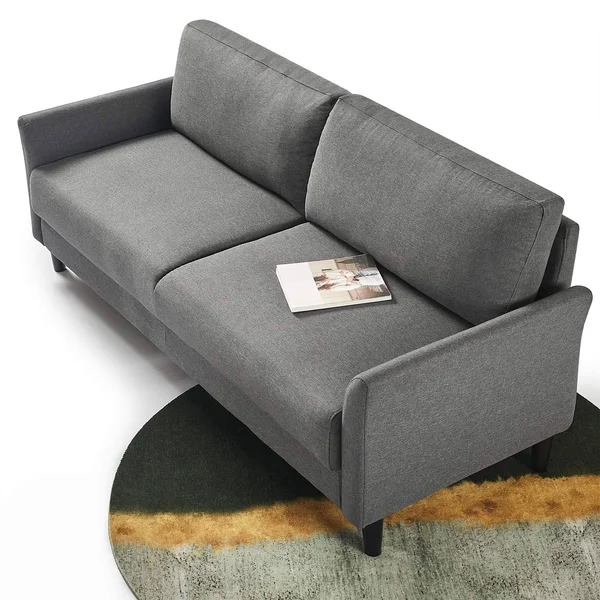 Zinus Jackie Sofa, Dark Grey, Gray