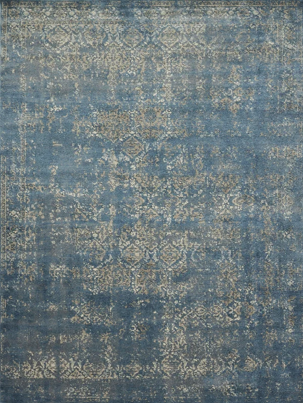 Loloi Millennium MV-05 3&7x22 x 5&7x22 Blue, Taupe Rug