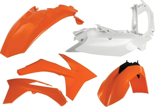 Acerbis 2736280002 Plastic Kit - White