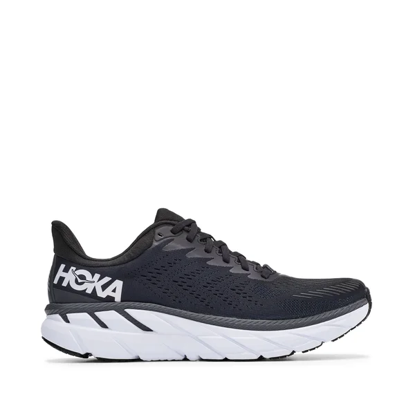 Hoka One One Men's Clifton 7 - Black/White - 9