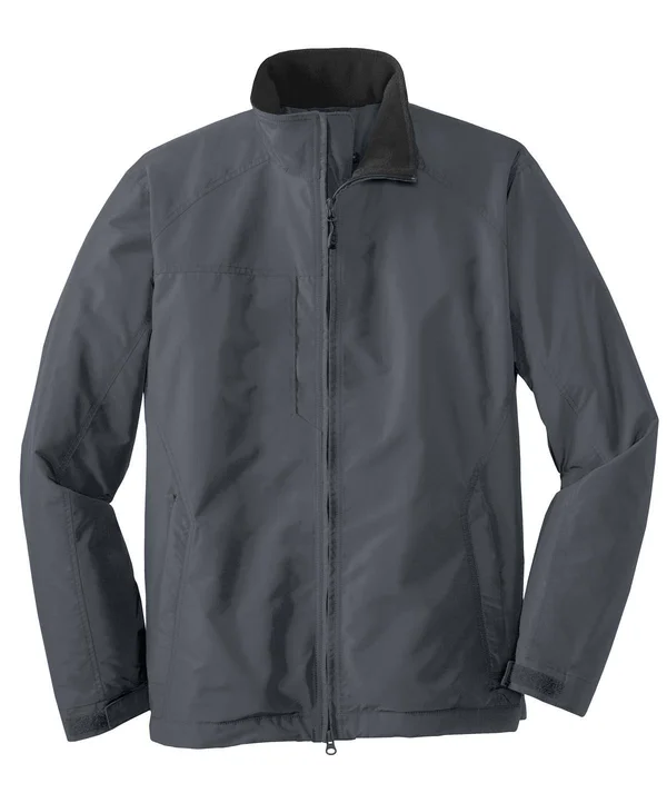 Port Authority J354 Challenger II Jacket - Steel Grey/True Black - 3XL