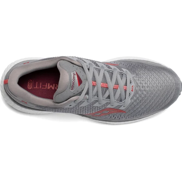 Men's Saucony Triumph 18 - Alloy/Red - Size 8.5