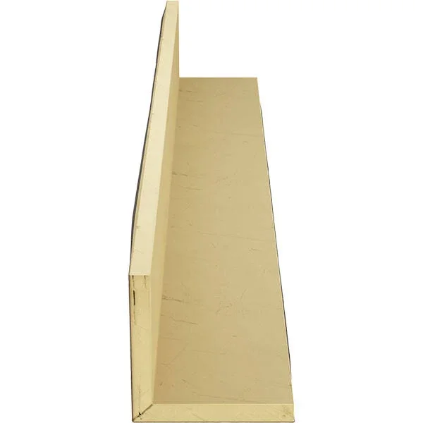 Ekena Millwork BMSD2C0120X060X216HD 12x22W x 6x22H x 18&L 2-Sided (L-beam) Sandblasted Endurathane Faux Wood Ceiling Beam, Natur