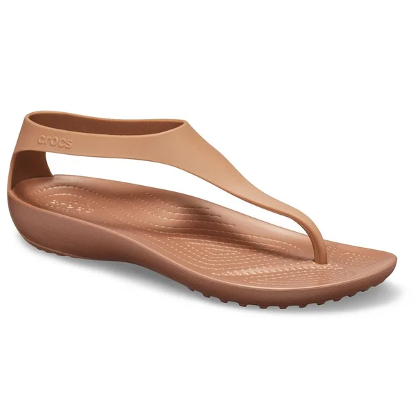 Crocs Serena Flip (Bronze/Bronze) Women's Sandals