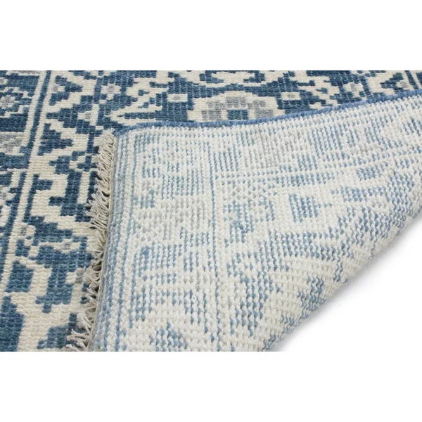 Bashian Artifact Palmyra 2&6x22 x 8& Azure Rug