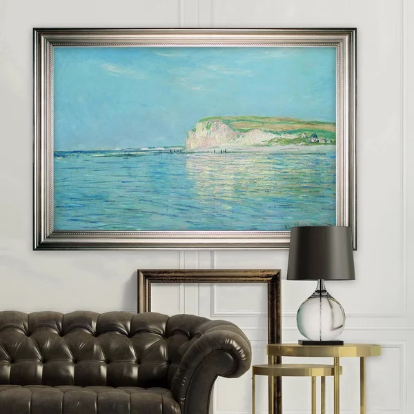 Wexford Home Low-Tide -Claude Monet -Silver Frame