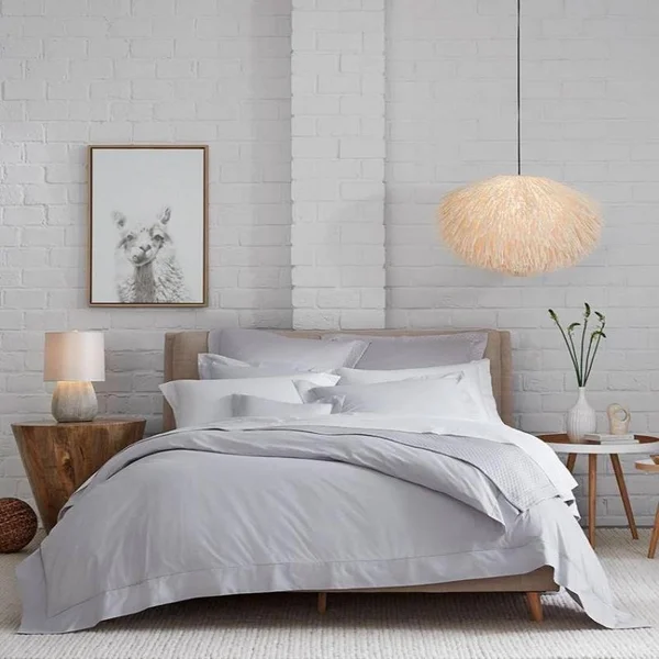 Sferra Celeste Fitted Sheet, Full, Tin