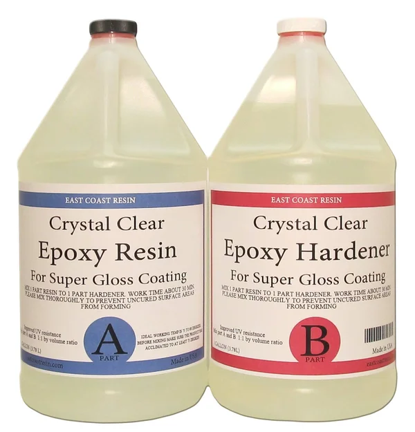 Table Top Epoxy Resin 2 Gal Kit for Super Gloss Coating