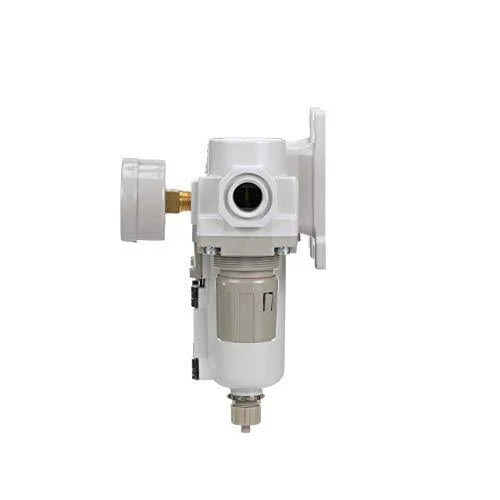 PneumaticPlus SAU430-N04G-MEP Three Stage Air Drying System Particulate Air Filter, Coalescing Filter, Air Pressure Regulator Co
