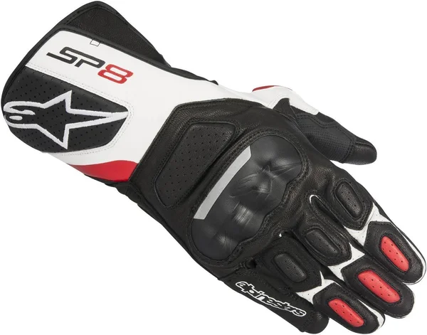 Alpinestars SP-8 V2 Gloves Black White Red