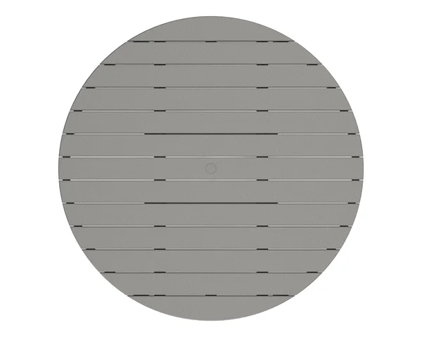 POLYWOOD Round 48x22 Dining Table - White