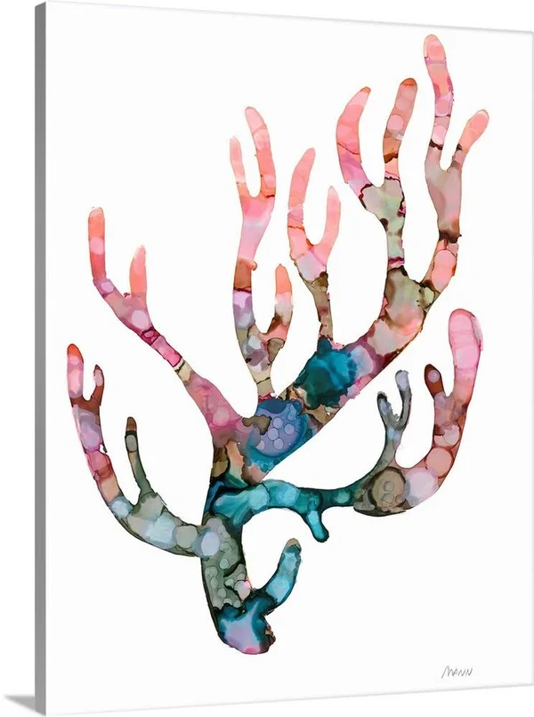 Sea Coral II - Canvas Wall Art, 18x24, Great Big Canvas