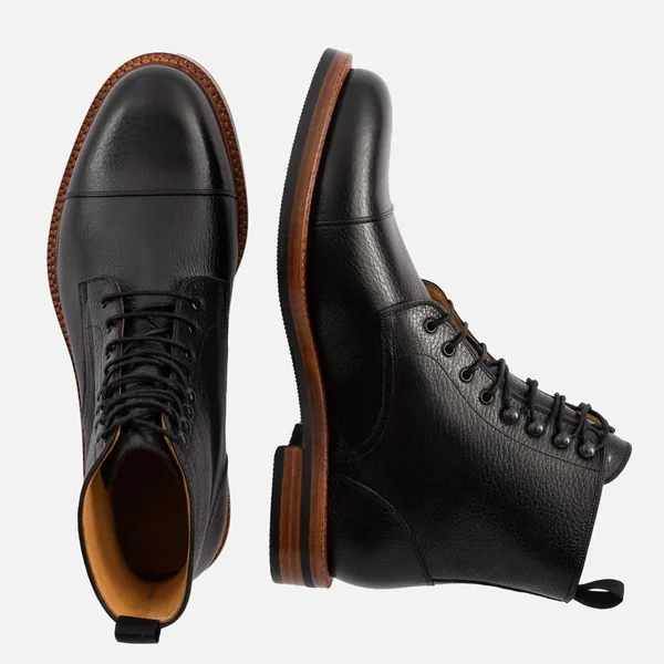 Beckett Simonon Dowler Boots - Pebbled Leather, Black, Size 13, Men's Boot