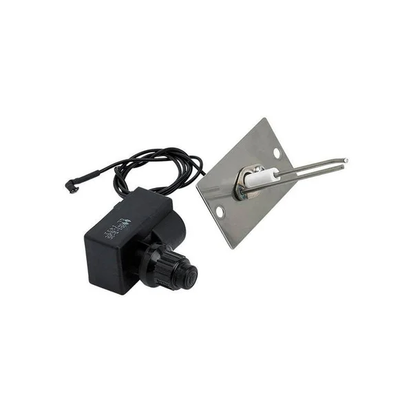 American Fireglass SS-SFPKIT-N-18 18 in. Square Stainless Steel Flat Pan with Spark Ignition Kit - Natural GAS