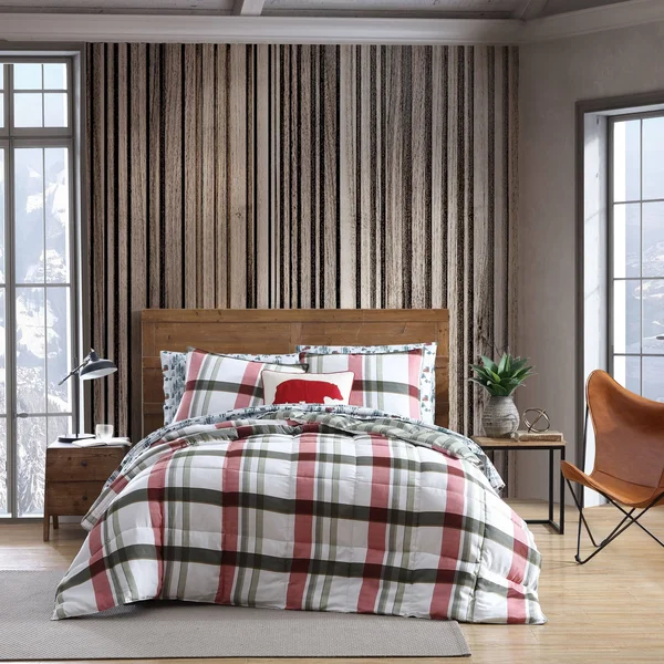 Eddie Bauer Stanton Plaid Comforter Set - Twin
