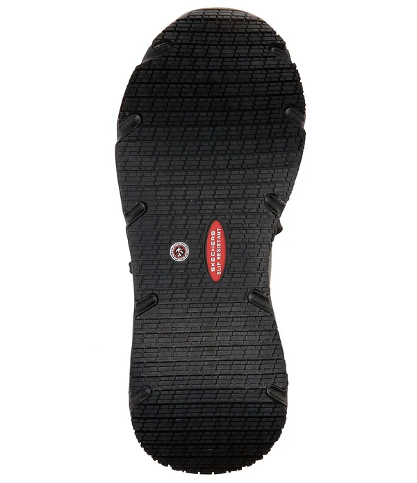 Skechers Men's Work Relaxed Fit Max Cushioning Elite SR Filchner, Black