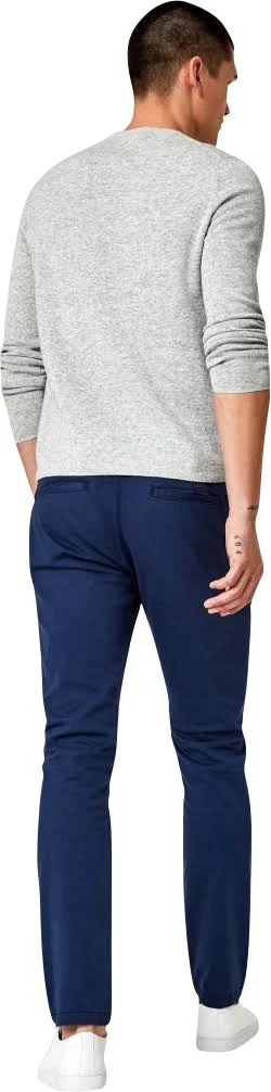Mavi Men's Johnny Slim Chino in Marine Blue Twill - Men's Pants