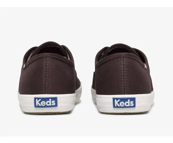 Keds Champion Washable Feat. Organic Canvas Burgundy - Size 8W Women's Shoes