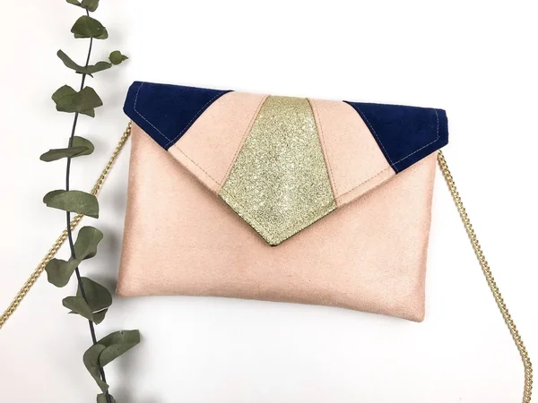 Personalize Wedding Pouch, Custom Envelope Clutch, Wedding Evening Clutch, Bridesmaid, Suede Clutch