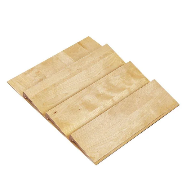 Home Decorators Collection 10x1.5x19 in. Spice Drawer Insert for 15 in. Shallow Drawer in Natural Maple, Light Brown Wood