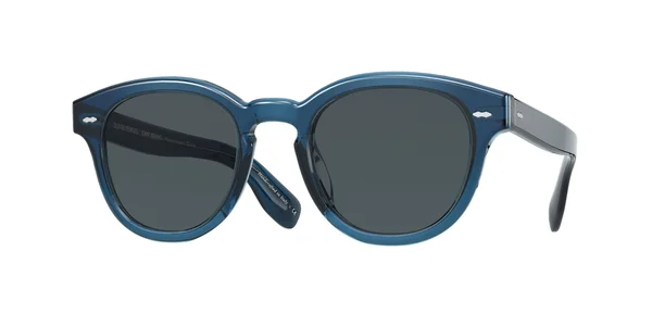 Oliver Peoples Cary Grant Sun Sunglasses Blue, Blue, 48