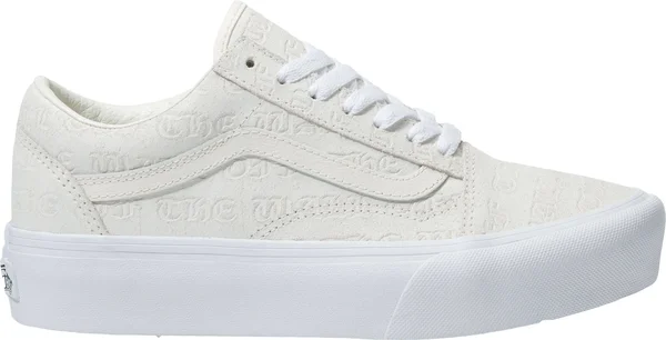 Vans Womens Old Skool Platform - Shoes Marshmallow Size 11.0
