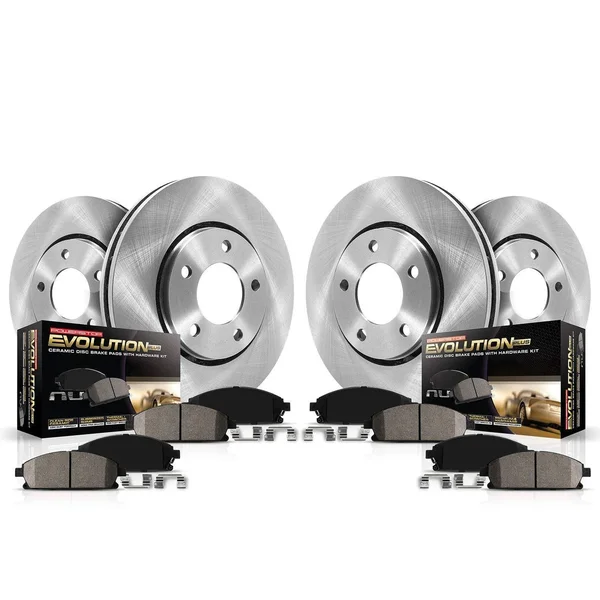 Power Stop - Front and Rear Z17 Autospecialty Brake Kit KOE6506