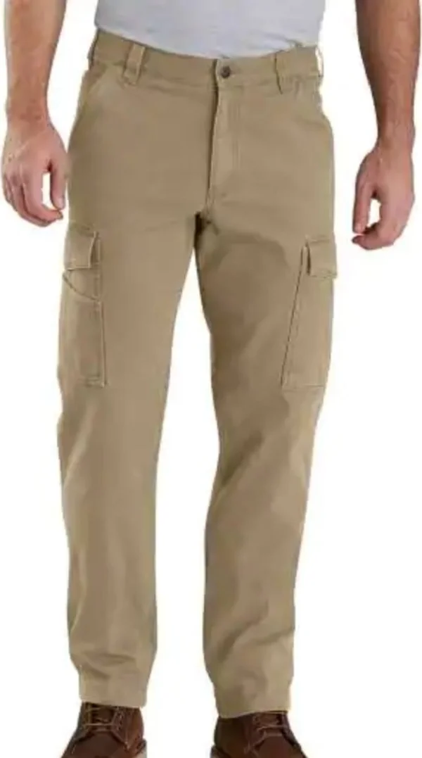 Carhartt Men's Rugged Flex Rigby Cargo Pant, 103574, Dark Khaki