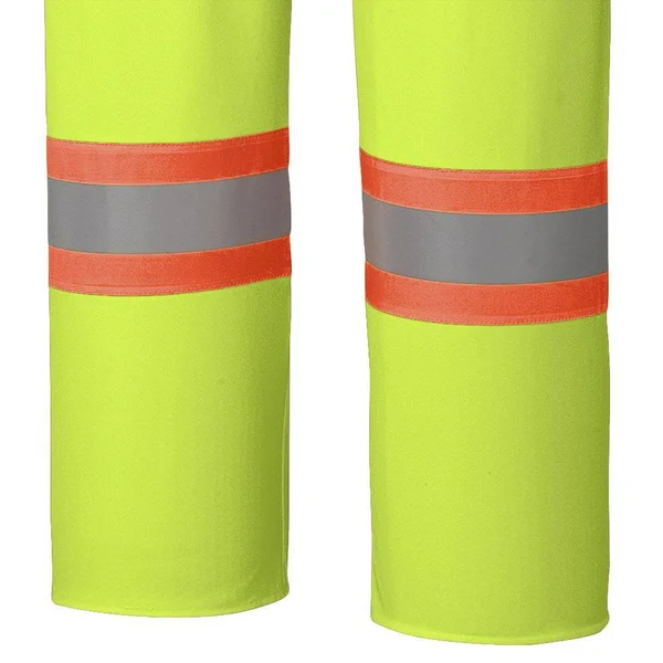 5895 Flame Resistant Pu Stretch Hi-viz Waterproof Bib Pant Pioneer Xl