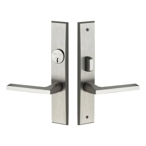 Baldwin 6974056entr Lakeshore Entrance TRIM, Satin Nickel with Lifetime-056-56