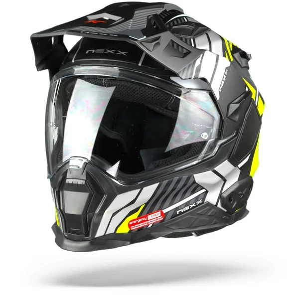 Nexx X.WED 2 Wild Country Helmet, black-yellow, Size L