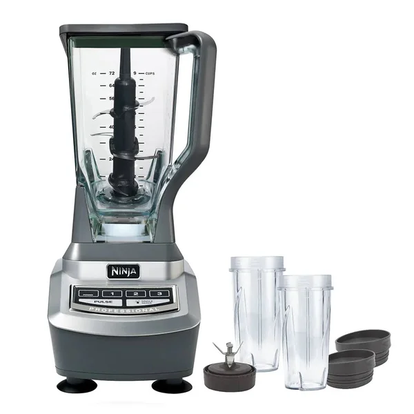 Ninja Professional Blender and Nutri Cups (Renewed)