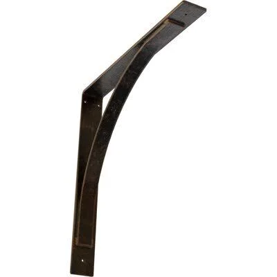 Morris Steel Bracket WFX Utility Finish: Antiqued Bronze, Size: 24x22 H x 3x22 W x 24x22 D