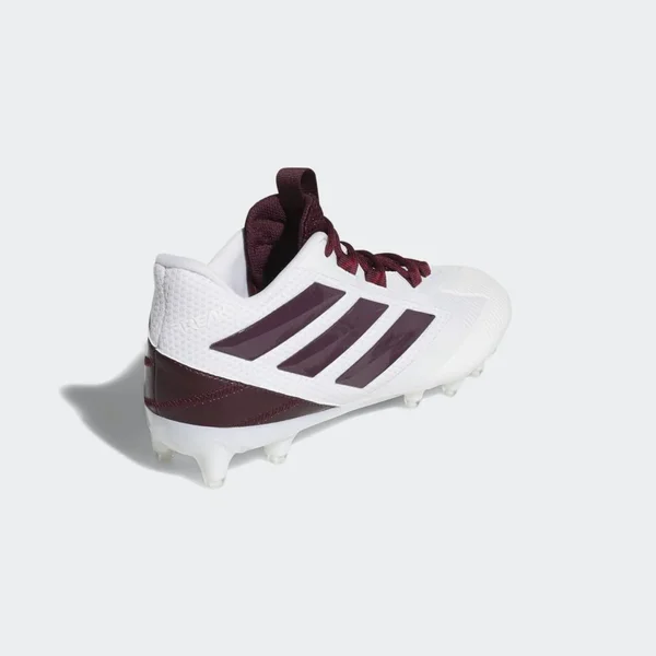 Adidas Men's Freak Carbon Low Football Cleats - 16, White/Maroon