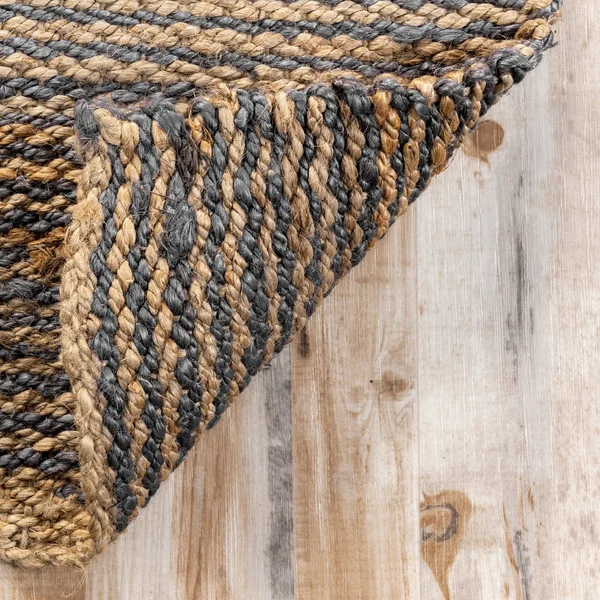 nuLOOM Geometric Brianne Hand Loomed Modern Diamond Jute Area Rug - 6' x 9' - Natural
