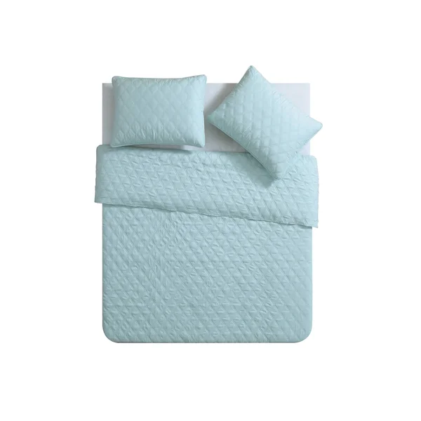 VCNY Home Buckingham Quilted Diamond Coverlet Set - Aqua, Twin XL
