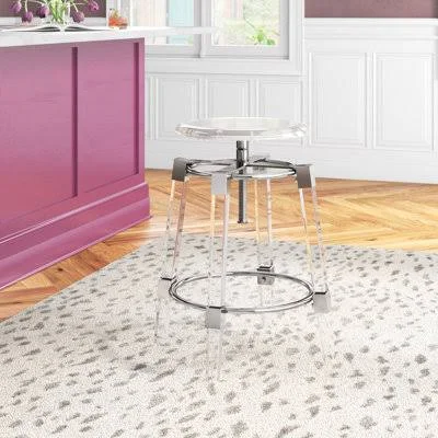Bette Swivel Adjustable Height Stool Etta Avenue