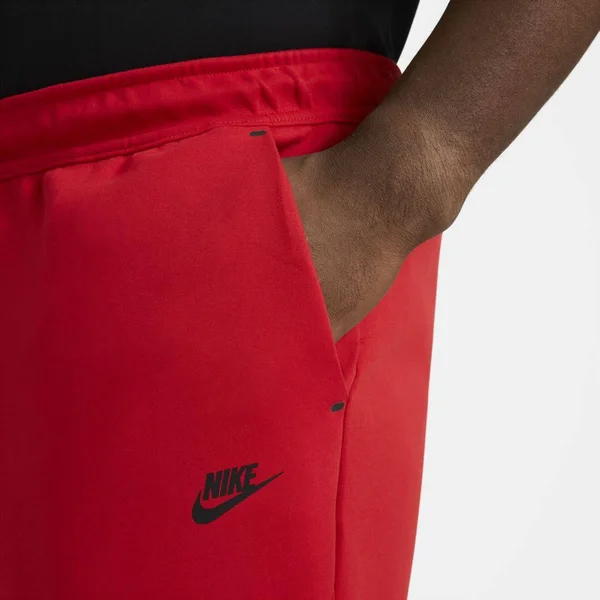 Nike Tech Fleece Taped Jogger Pants Cu4495 - XLT, Red