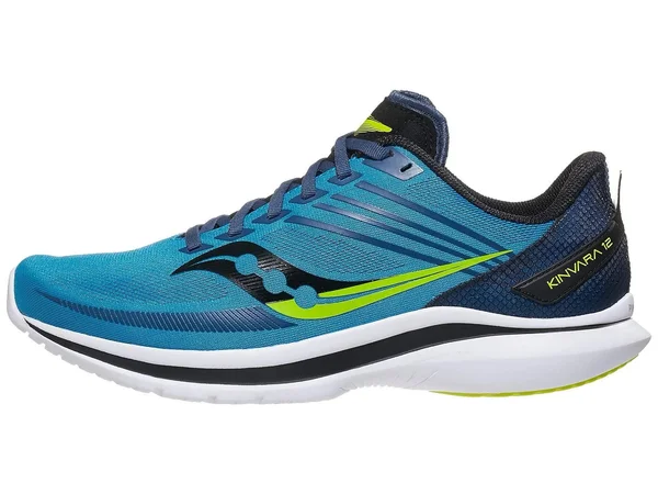 Saucony Men's Kinvara 12 Shoe - 10.5 - Cobalt, Citrus
