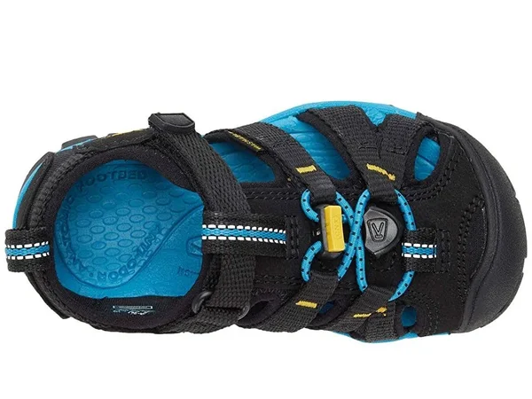 Keen Kids& Seacamp II CNX Sandal - 12 - Black, Keen Yellow