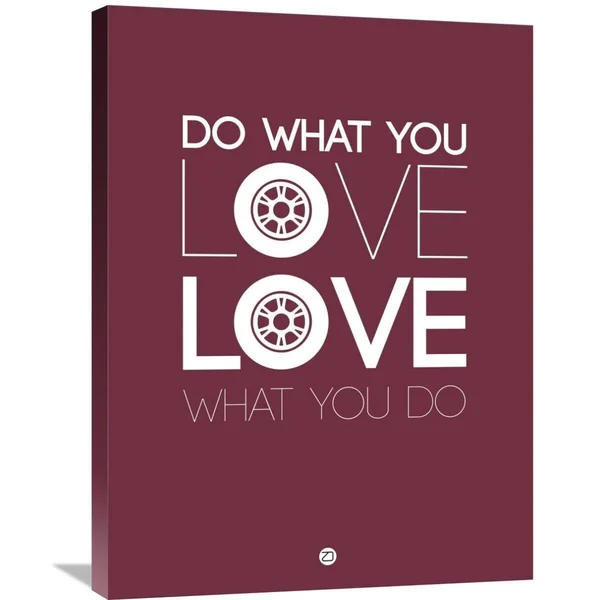 Naxart Studio 'Do What You Love - Love What You Do 7' Stretched Canvas Wall Art - 32 x 24