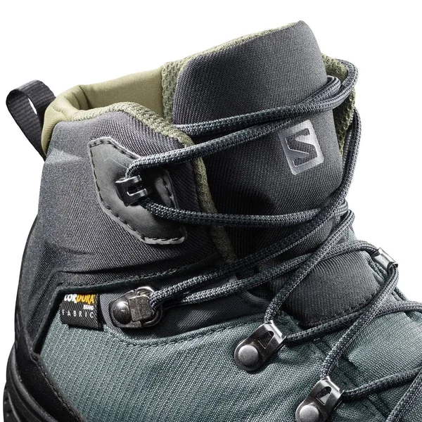 Salomon Men's Outback 500 GTX Boots Ebony, Black, Grape Leaf 9