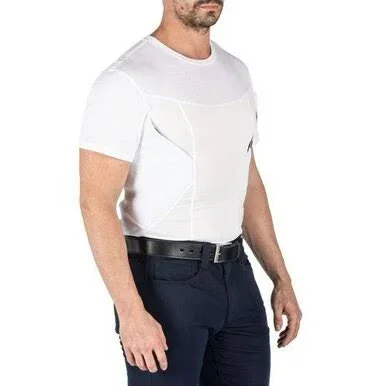 5.11 Tactical Cams Short Sleeve Baselayer, White - 41222-010-S