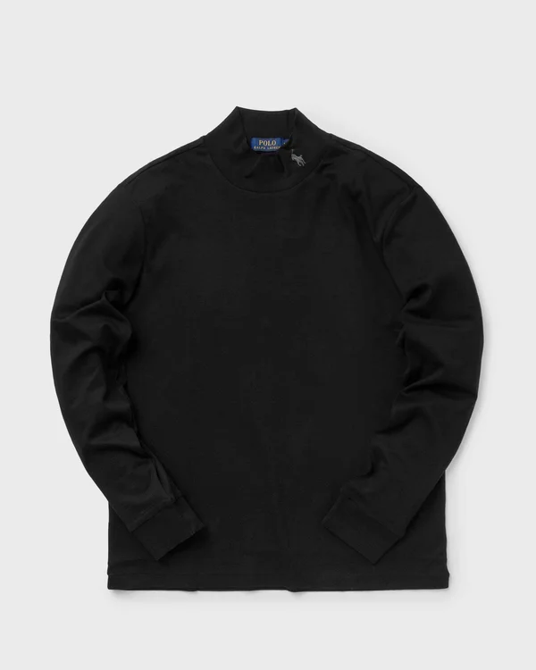 Ralph Lauren Long Sleeved High Neck T Shirt Black