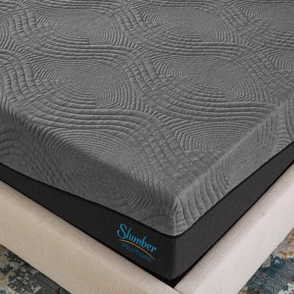 Slumber Solutions Active 10-Inch Charcoal Memory Foam Mattress King